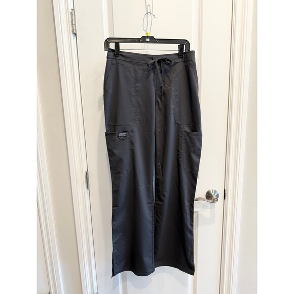 NWT Grey Workwear Flare Scrub Pants - Size S - Cherokee - Picture 1 of 3